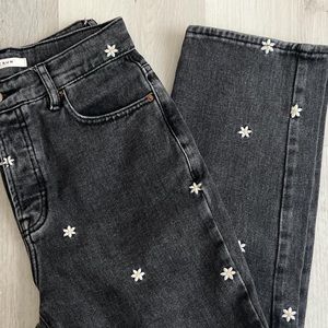 PacSun floral jeans